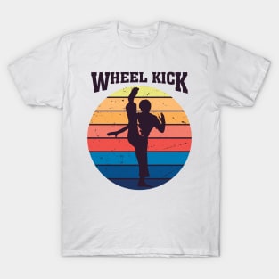 Cool teakwondo mma wheel kick T-Shirt